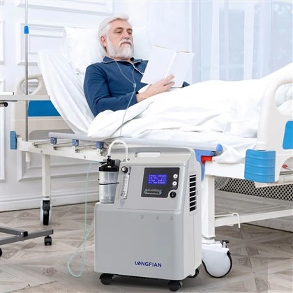 Longfian Jay -5 AW Household Portable 93% ± 3% 5 Litru Fluss Kontinwu Portabbli Conċentratur ta 'Ossiġenu