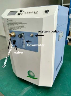 100LPM Sportsman Uża Ġeneratur Ipossiku ta 'Taħriġ ta' Altitudni